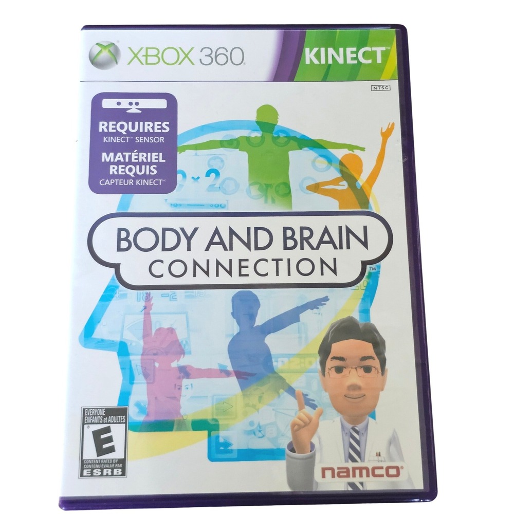 Body and Brain Connection‎ Xbox 360 Kinect Game Namco Dr Kawashima NTSC Complete